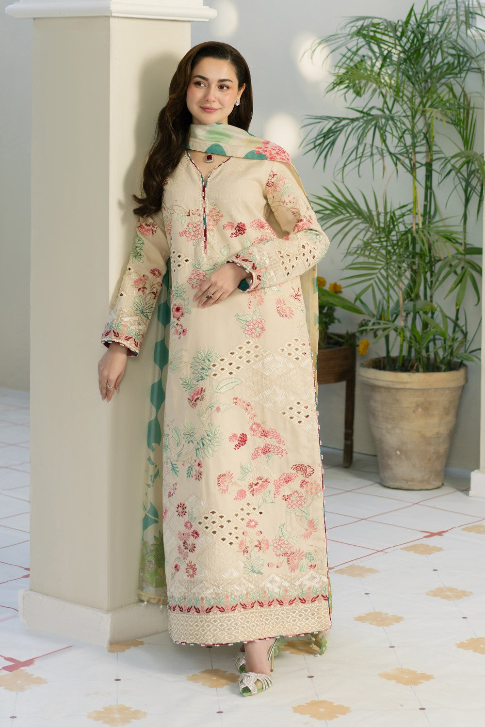 Maryum N Maria | Luxury Lawn 25 | AEISHA - MS50109 -  Maryum N Maria Ladies Clothes - Original Designer Dress - House of Maryam