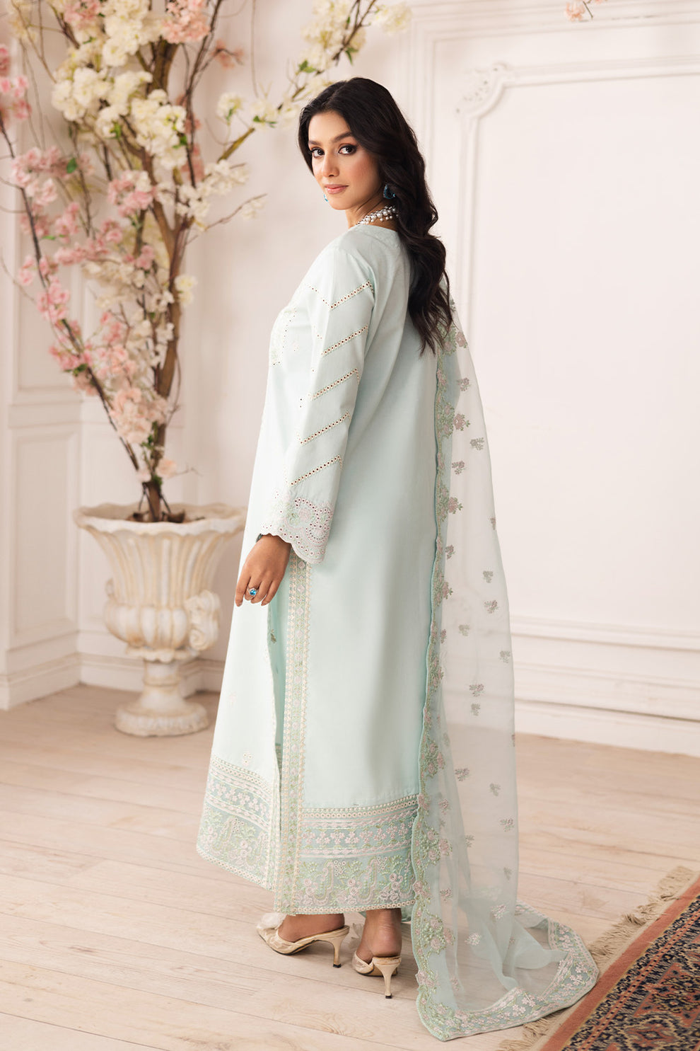 Maryum N Maria | Mira Luxury Lawn | ROBAB - FS50110 -  Maryum N Maria Ladies Clothes - Original Designer Dress - House of Maryam