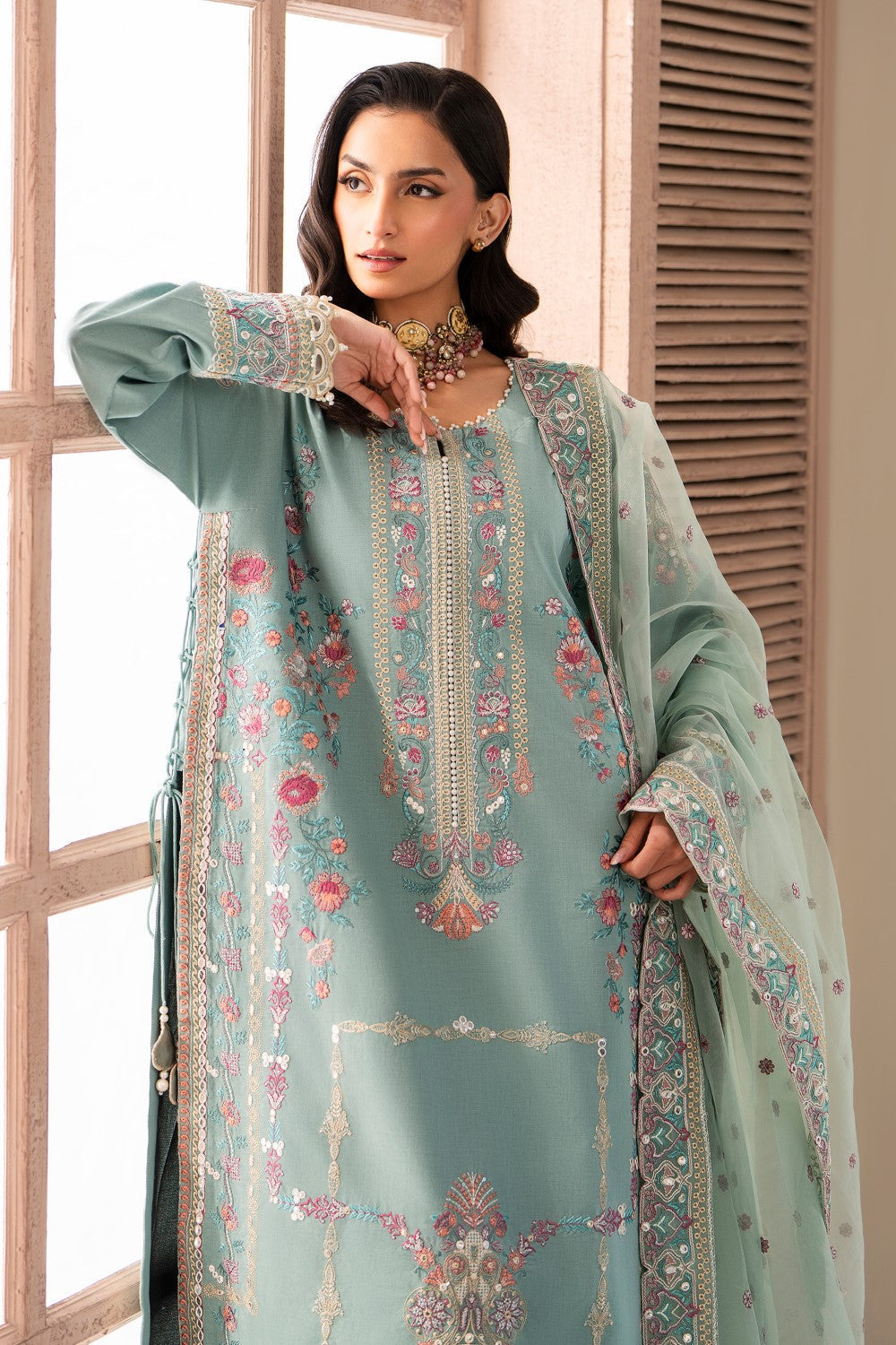 Maryum N Maria | Luxury Lawn 25 | AMANI - MS50110 -  Maryum N Maria Ladies Clothes - Original Designer Dress - House of Maryam