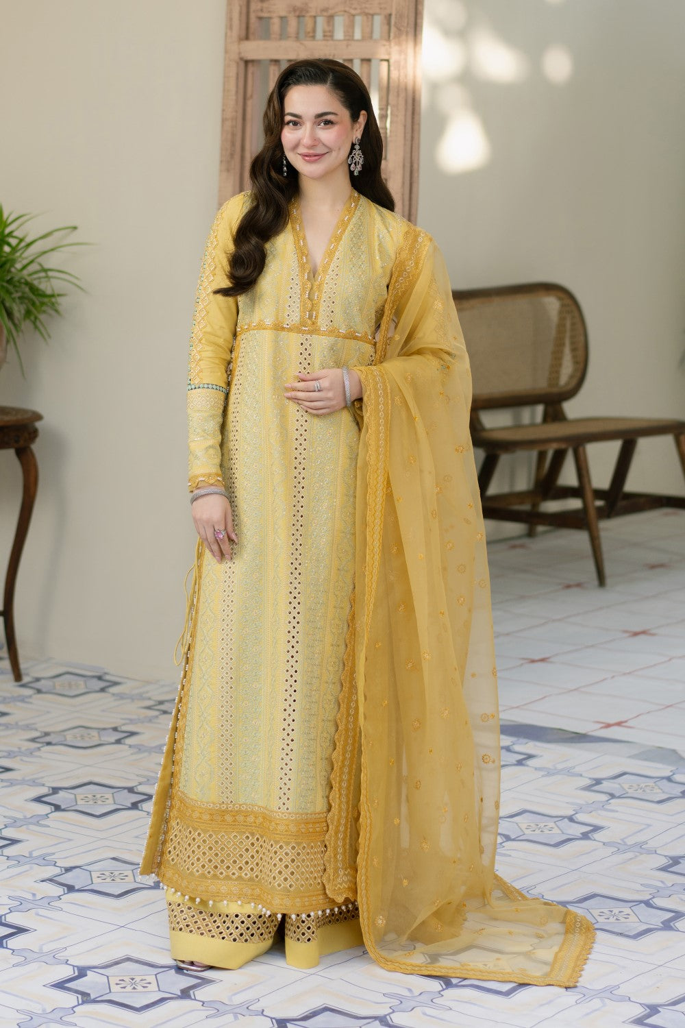 Maryum N Maria | Luxury Lawn 25 | AERIN - MS50111 -  Maryum N Maria Ladies Clothes - Original Designer Dress - House of Maryam