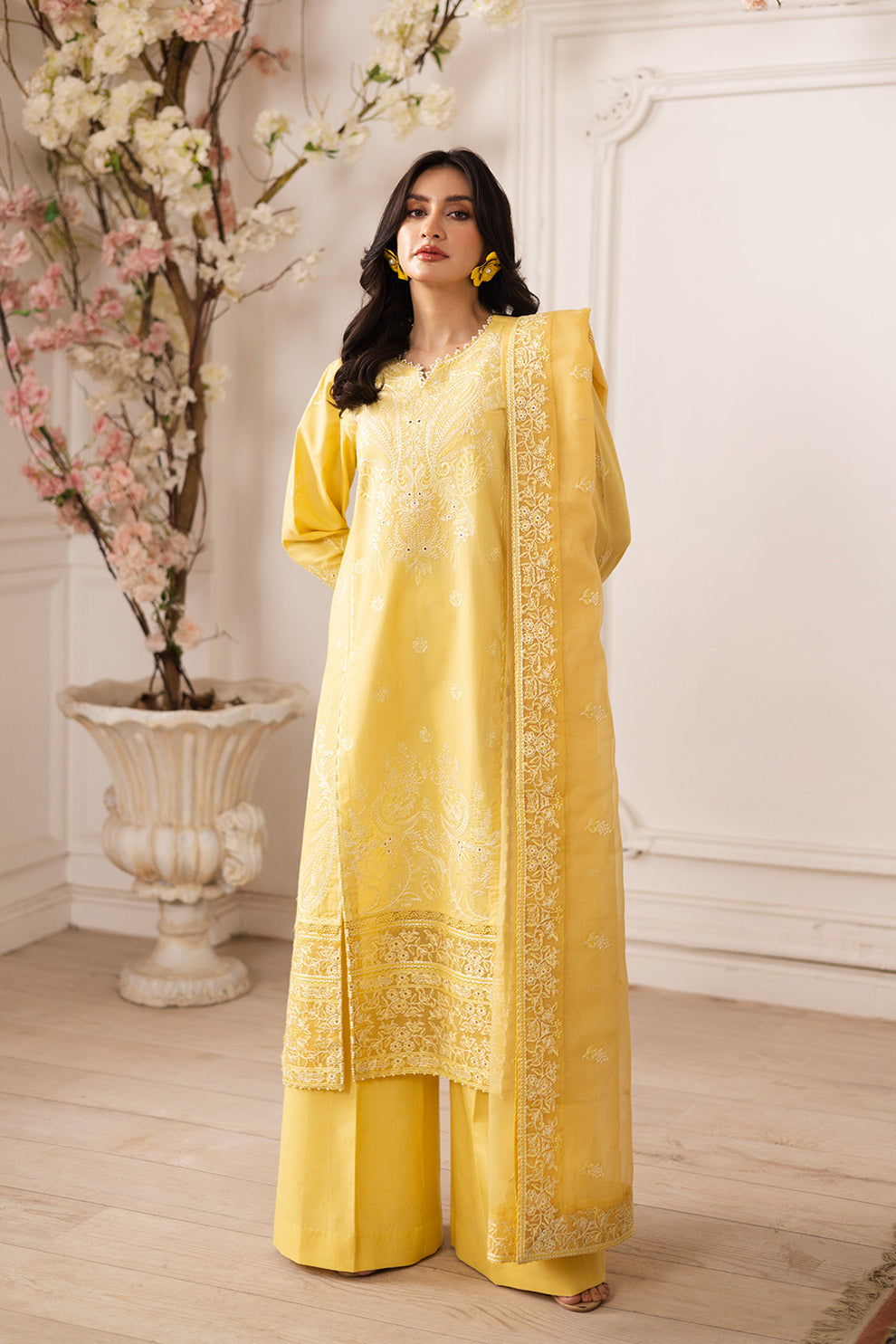Maryum N Maria | Mira Luxury Lawn | MINA - FS50111 -  Maryum N Maria Ladies Clothes - Original Designer Dress - House of Maryam