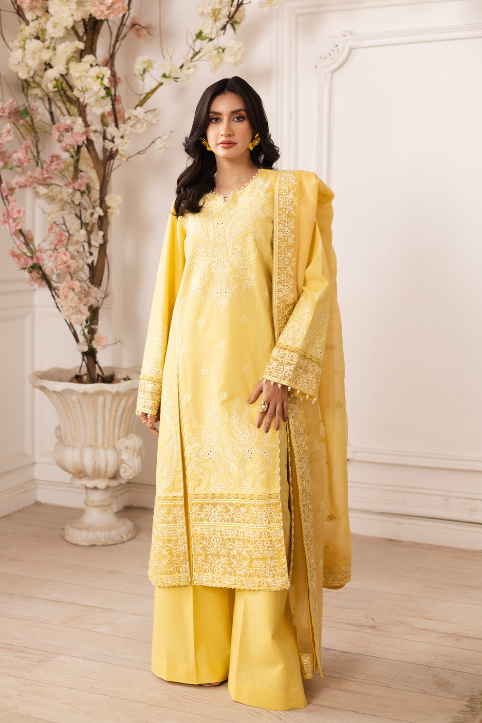 Maryum N Maria | Mira Luxury Lawn | MINA - FS50111 -  Maryum N Maria Ladies Clothes - Original Designer Dress - House of Maryam