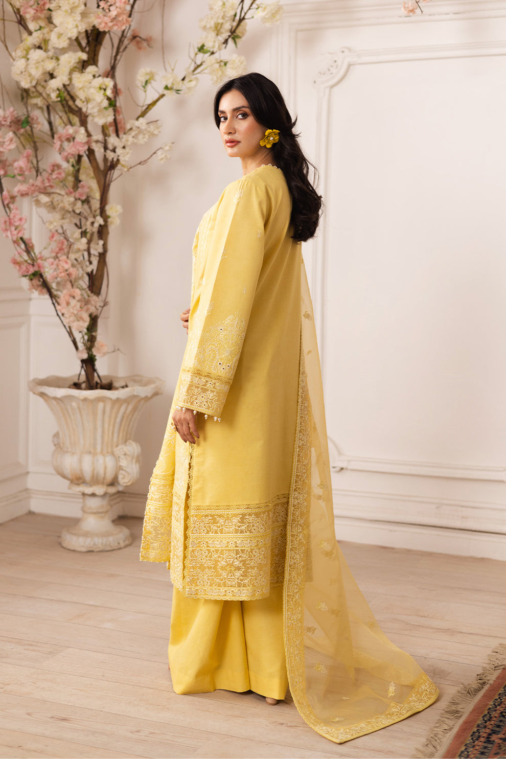 Maryum N Maria | Mira Luxury Lawn | MINA - FS50111 -  Maryum N Maria Ladies Clothes - Original Designer Dress - House of Maryam