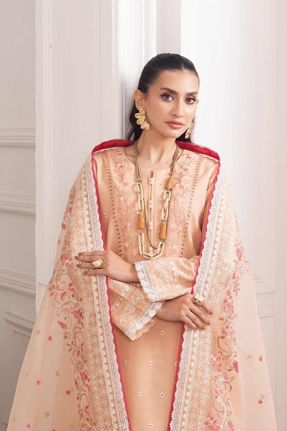 Maryum N Maria | Mira Luxury Lawn | SIMIN - FS50113 -  Maryum N Maria Ladies Clothes - Original Designer Dress - House of Maryam