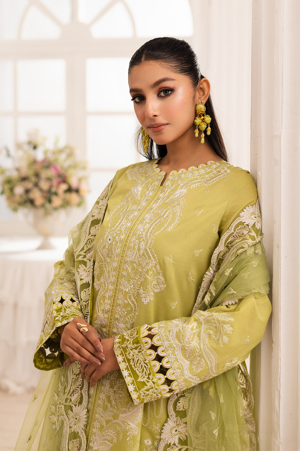 Maryum N Maria | Mira Luxury Lawn | MOZHDEH - FS50115 -  Maryum N Maria Ladies Clothes - Original Designer Dress - House of Maryam