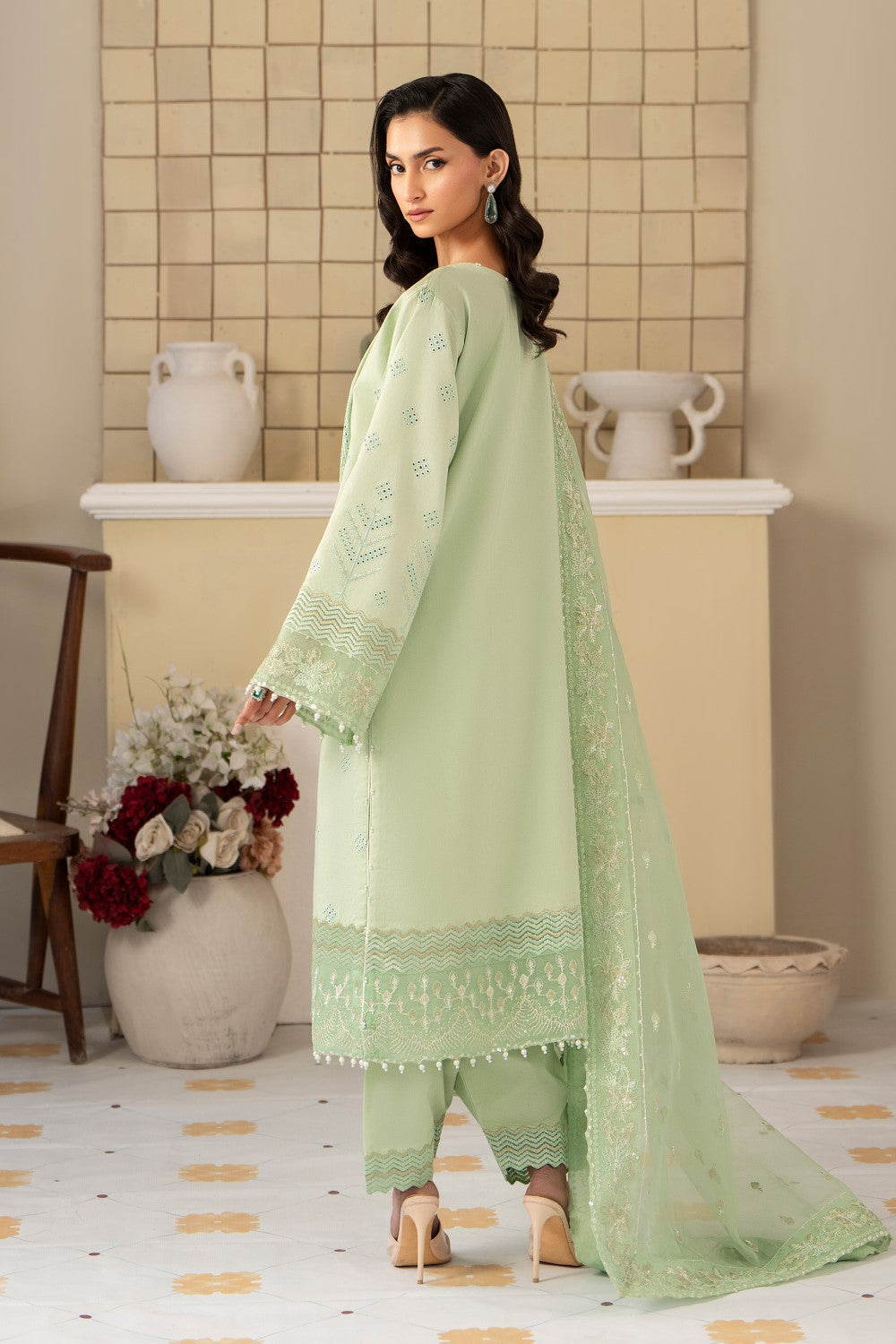 Maryum N Maria | Luxury Lawn 25 | AZAL - MS50116 -  Maryum N Maria Ladies Clothes - Original Designer Dress - House of Maryam