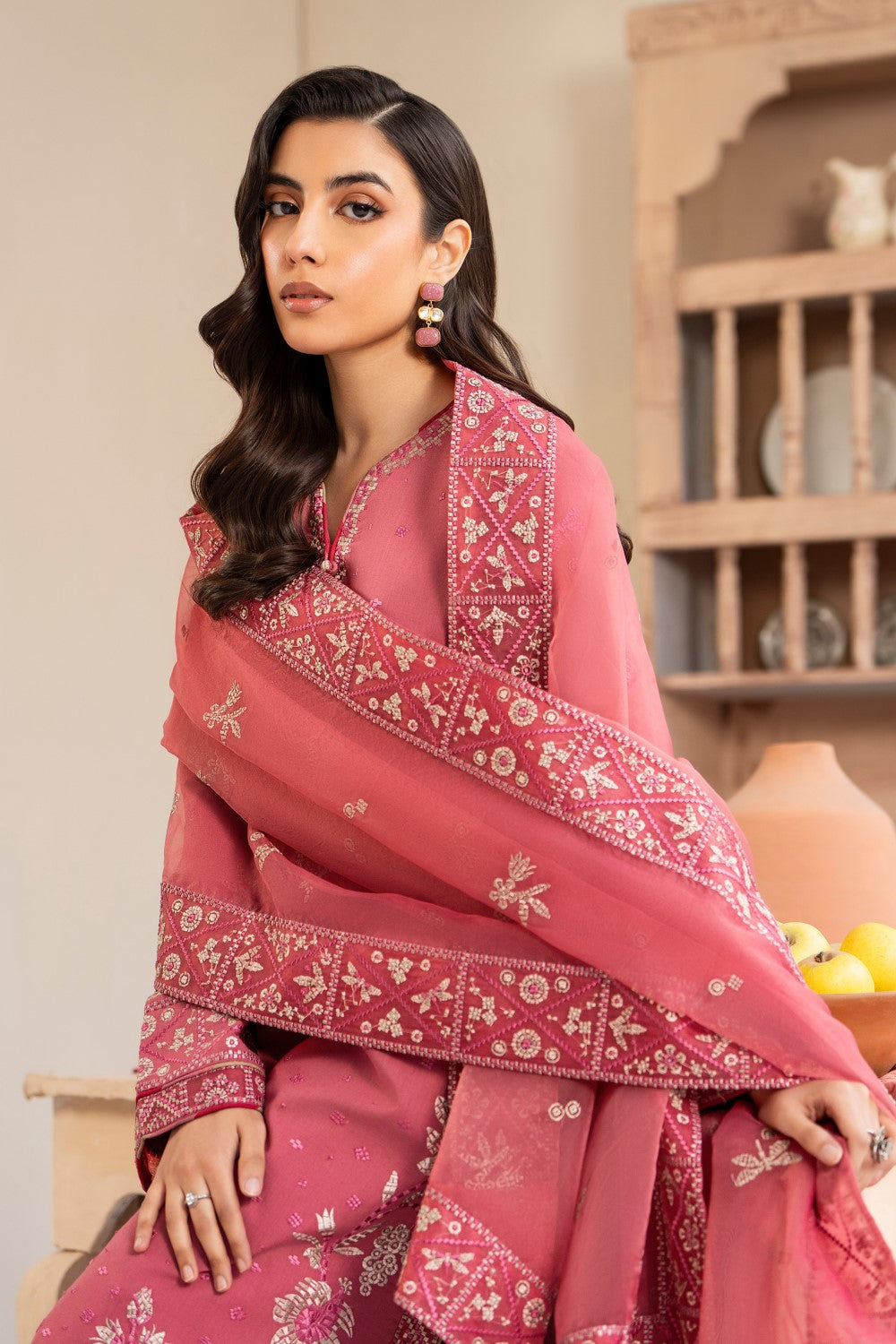 Maryum N Maria | Luxury Lawn 25 | ADRA - MS50118 -  Maryum N Maria Ladies Clothes - Original Designer Dress - House of Maryam