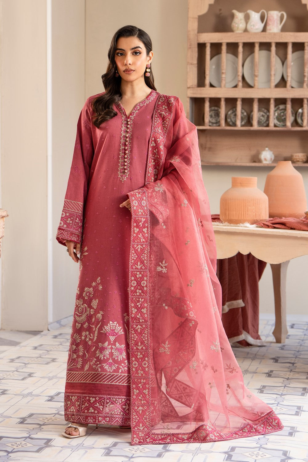 Maryum N Maria | Luxury Lawn 25 | ADRA - MS50118 -  Maryum N Maria Ladies Clothes - Original Designer Dress - House of Maryam