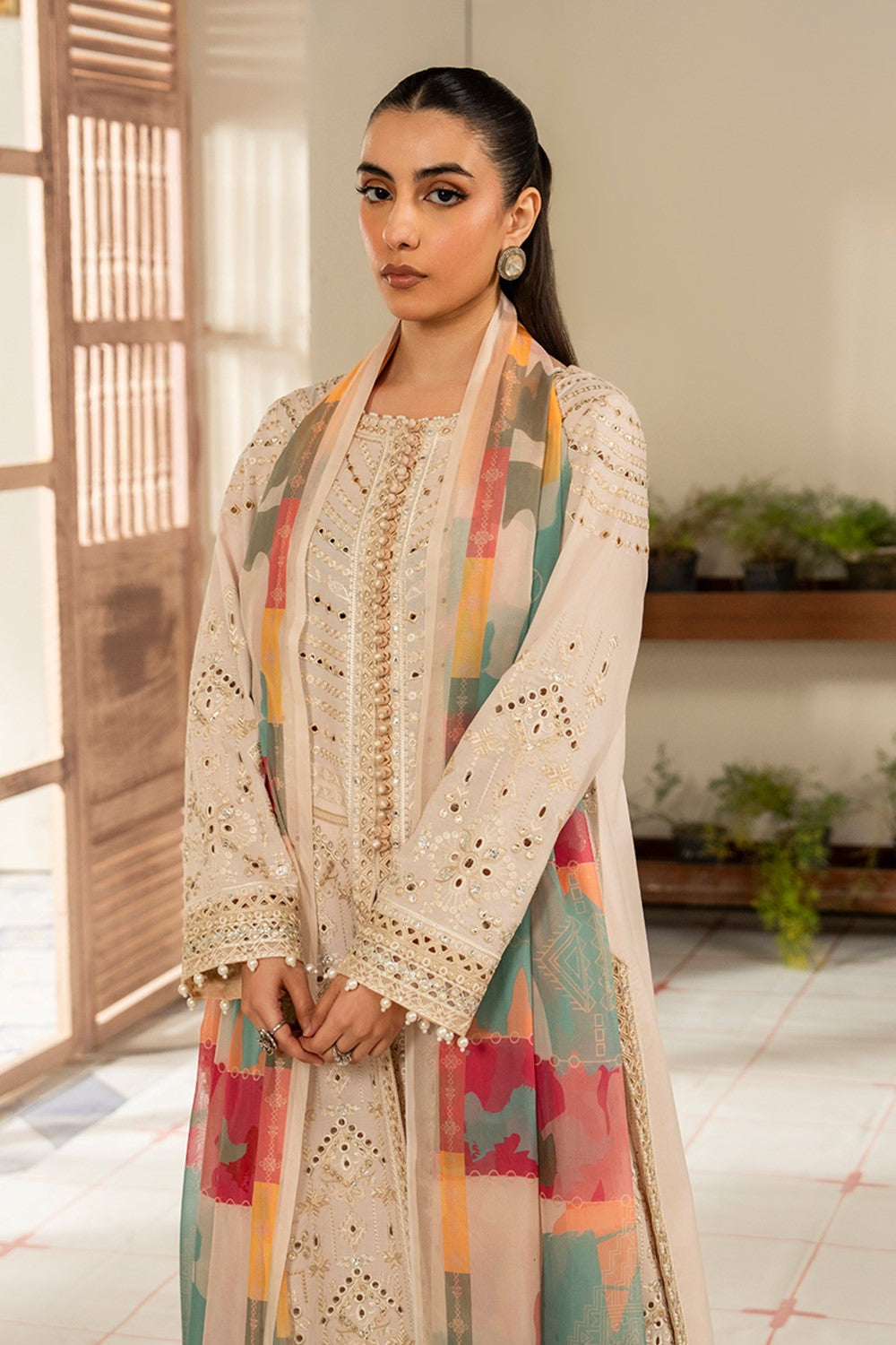 Maryum N Maria | Luxury Lawn 25 | ABIA - MS50120 -  Maryum N Maria Ladies Clothes - Original Designer Dress - House of Maryam