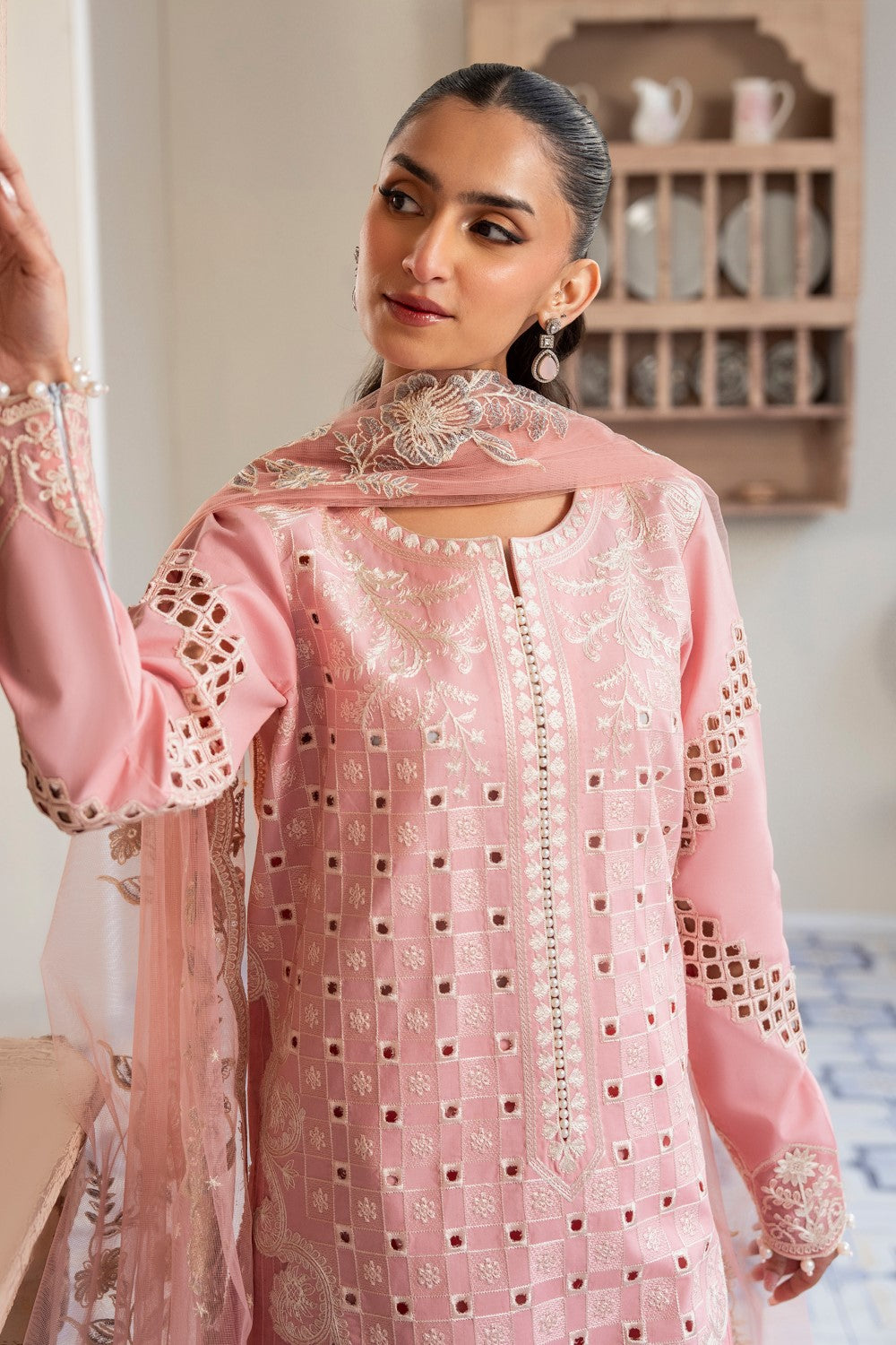 Maryum N Maria | Luxury Lawn 25 | AHLAM - MS50123 -  Maryum N Maria Ladies Clothes - Original Designer Dress - House of Maryam