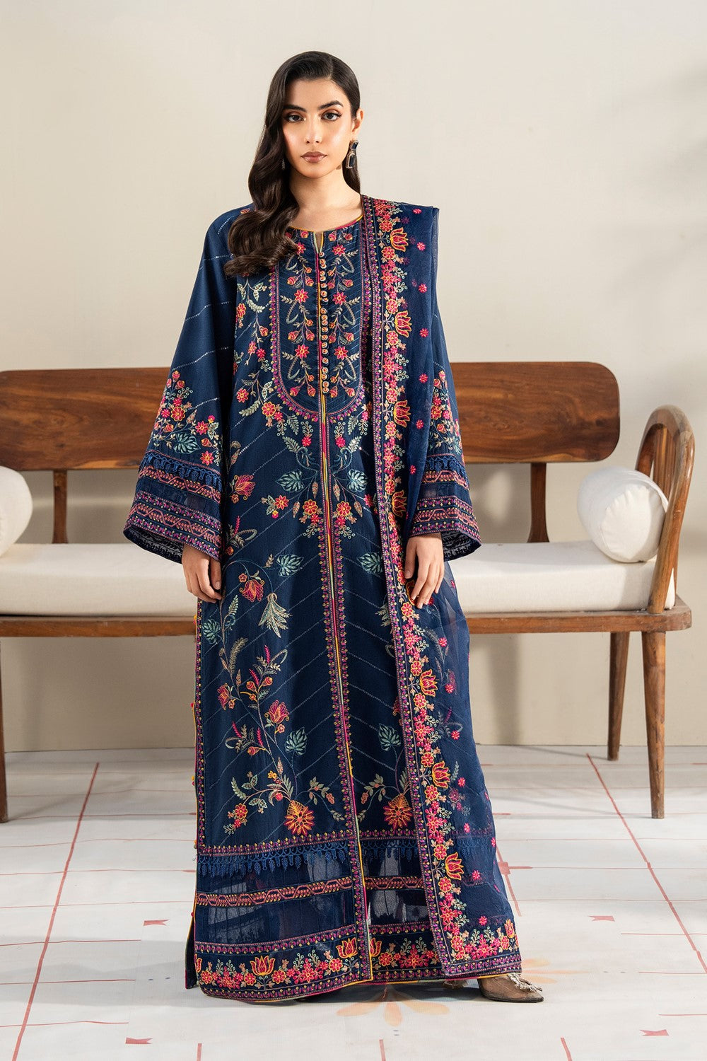 Maryum N Maria | Luxury Lawn 25 | ARAYA - MS50124 -  Maryum N Maria Ladies Clothes - Original Designer Dress - House of Maryam