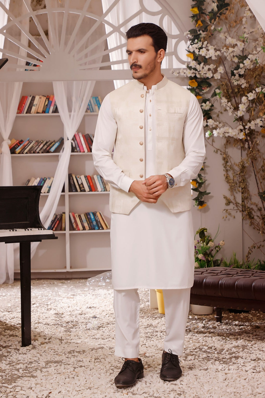 TGM | Men Fancy Wedding | White Whisper (3 Piece)
