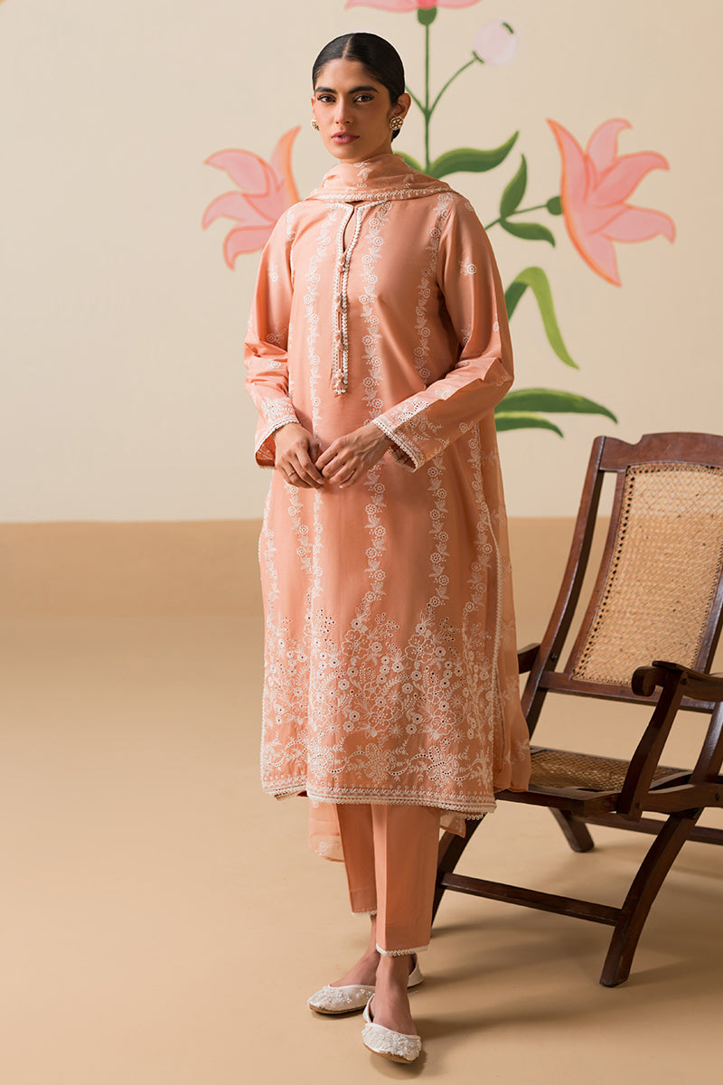 Cross Stitch | Chikankari Lawn Collection | P-03 -  Cross Stitch Luxury - Original Designer Dress - House of Maryam