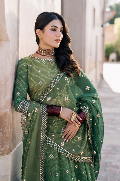 Iznik | Bandhani Formals | UE-328 -  Iznik Ladies Clothes - Original Designer Dress - House of Maryam