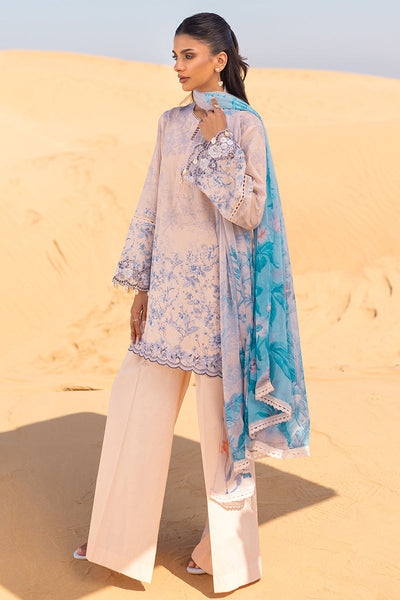 Cross Stitch | Eid Lawn 24 | PEACH -  Cross Stitch Luxury - Original Designer Dress - House of Maryam