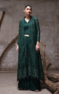 Threads and Motifs | Formal Dresses 25 | Organza Jacket With Crushed Trouser -  Threads and Motifs Ladies Clothes - Original Designer Dress - House of Maryam