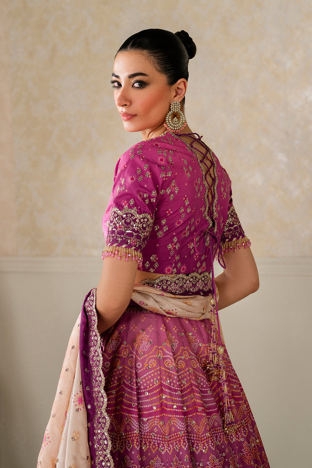 Baroque | Formals Collection | EMBROIDERED SILK UF-4163, image 4