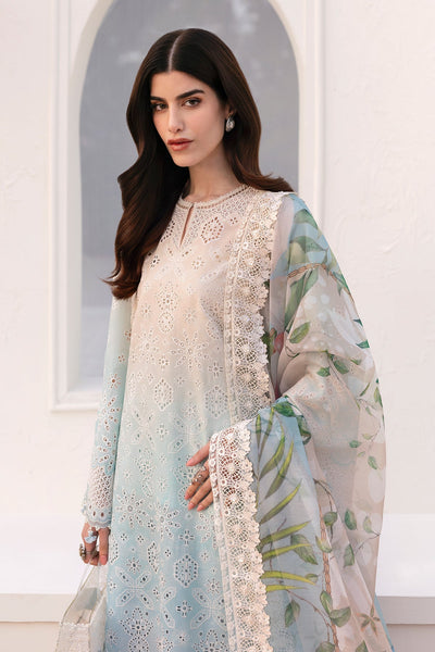 Baroque | Eid Printique | EMBROIDERED PRINTED LAWN UF-4185 -  Baroque Ladies Clothes - Original Designer Dress - House of Maryam