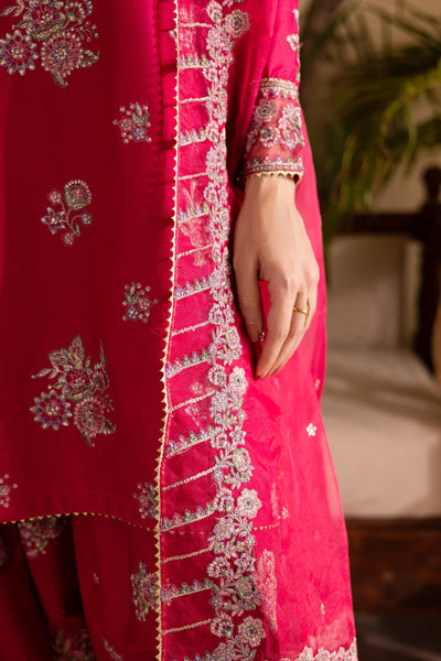 Batik | Nyra Embroidered Summer Solids | Zinnia -  Batik Ladies Clothes - Original Designer Dress - House of Maryam