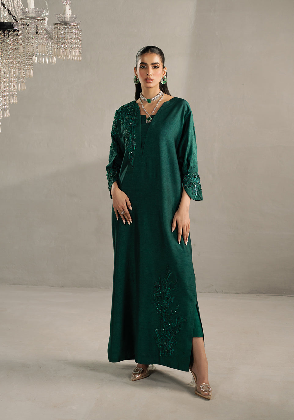 Zarqash | Silk Edit | ZQS 009 IZEL -  Zarqash Ladies Clothes - Original Designer Dress - House of Maryam