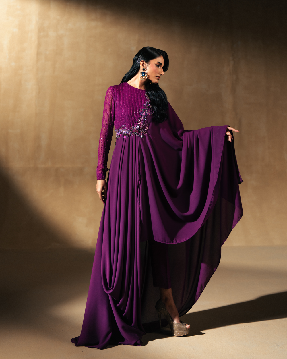 Vasal | Zyra Luxe Pret 26 | Divine drape-3