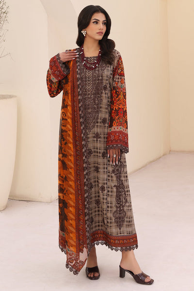 Charizma | Naranji Embroidered Lawn 24 | CN4-010 -  Charizma Luxury - Original Designer Dress - House of Maryam