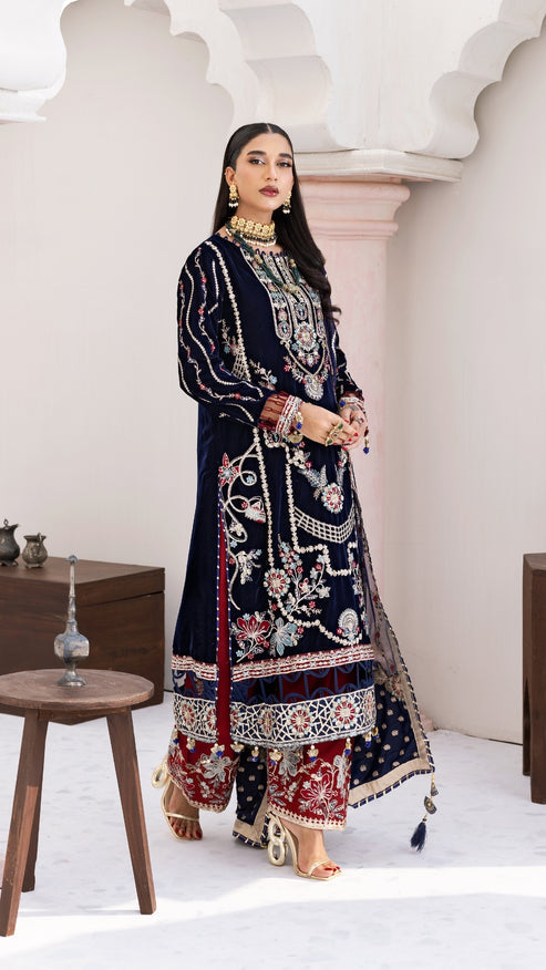 Zebtan | Andaz e Makhmal | ZAM-11 -  Zebtan Ladies Clothes - Original Designer Dress - House of Maryam