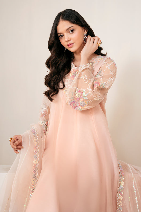 Baroque | Luxury Pret 25 | EMBROIDERED CHIFFON PR-1054, image 3