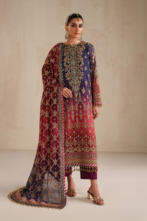 Baroque | Formals Collection | EMBROIDERED CHIFFON UF-4369-1