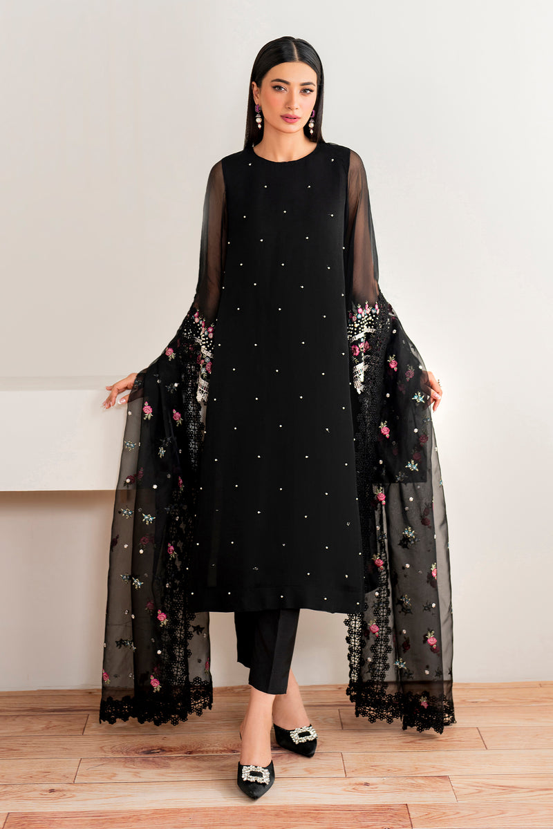 Baroque | Formal Collection | CHIFFON UF-682 -  Baroque Ladies Clothes - Original Designer Dress - House of Maryam