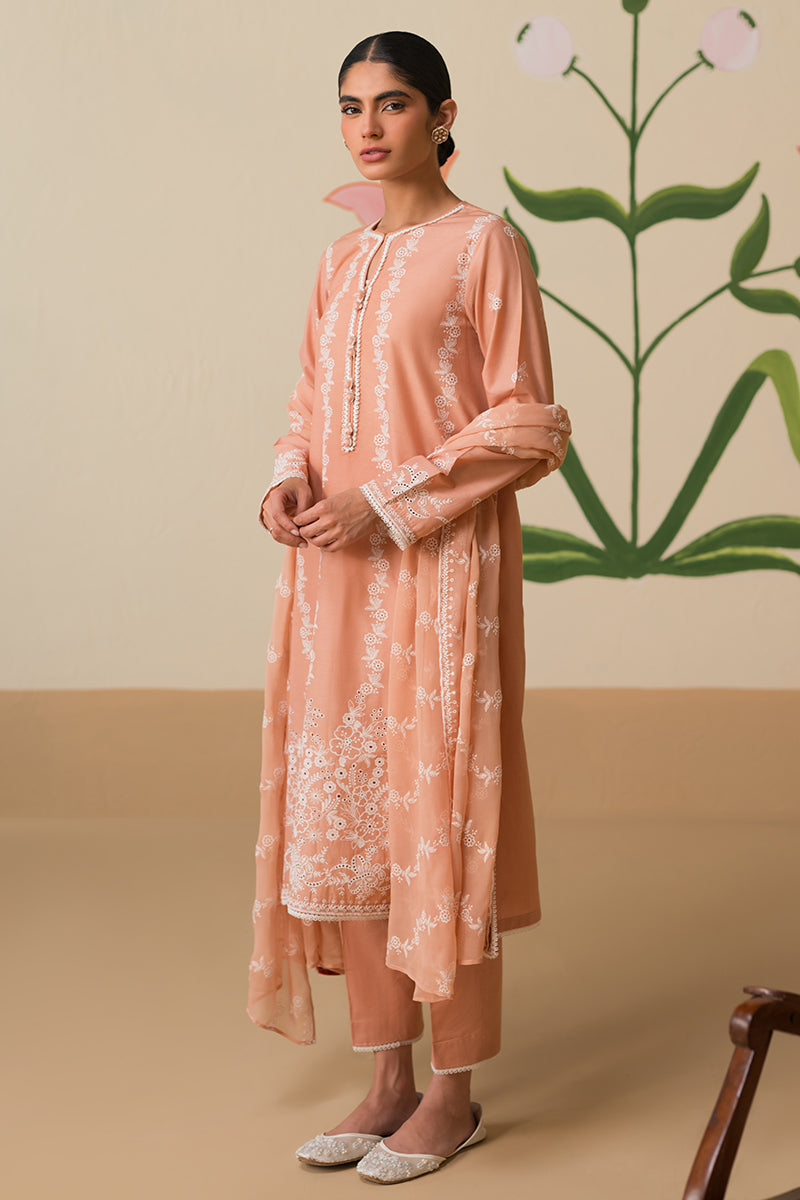 Cross Stitch | Chikankari Lawn Collection | P-03 -  Cross Stitch Luxury - Original Designer Dress - House of Maryam