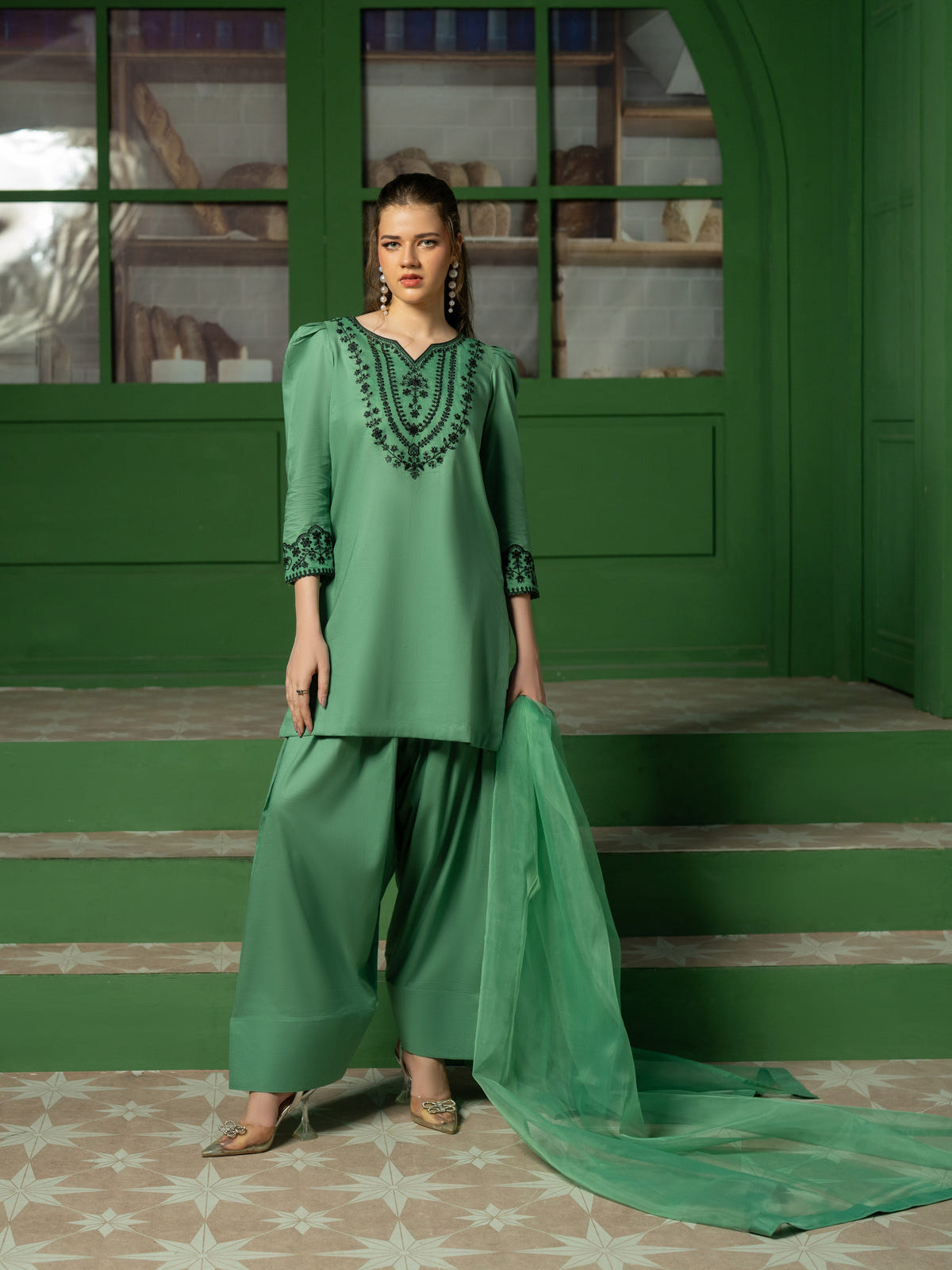 Hania & Umaimaz | Festive Collection | Amal -  Hania & Umaima  - Original Designer Dress - House of Maryam