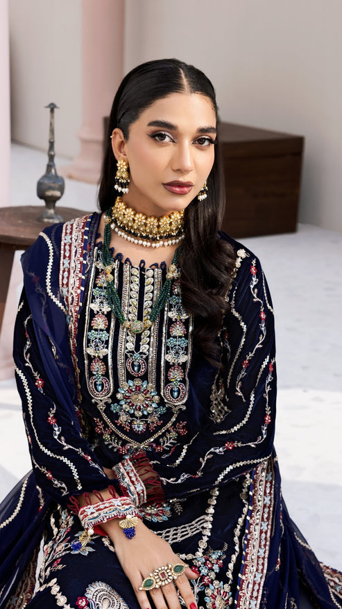 Zebtan | Andaz e Makhmal | ZAM-11 -  Zebtan Ladies Clothes - Original Designer Dress - House of Maryam