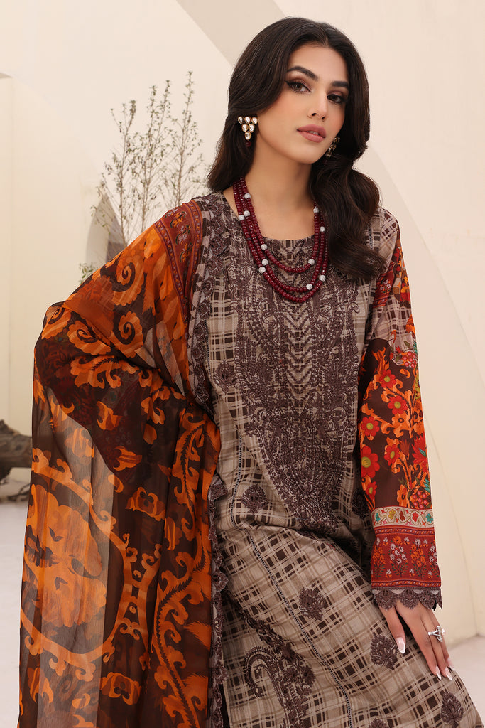 Charizma | Naranji Embroidered Lawn 24 | CN4-010 -  Charizma Luxury - Original Designer Dress - House of Maryam