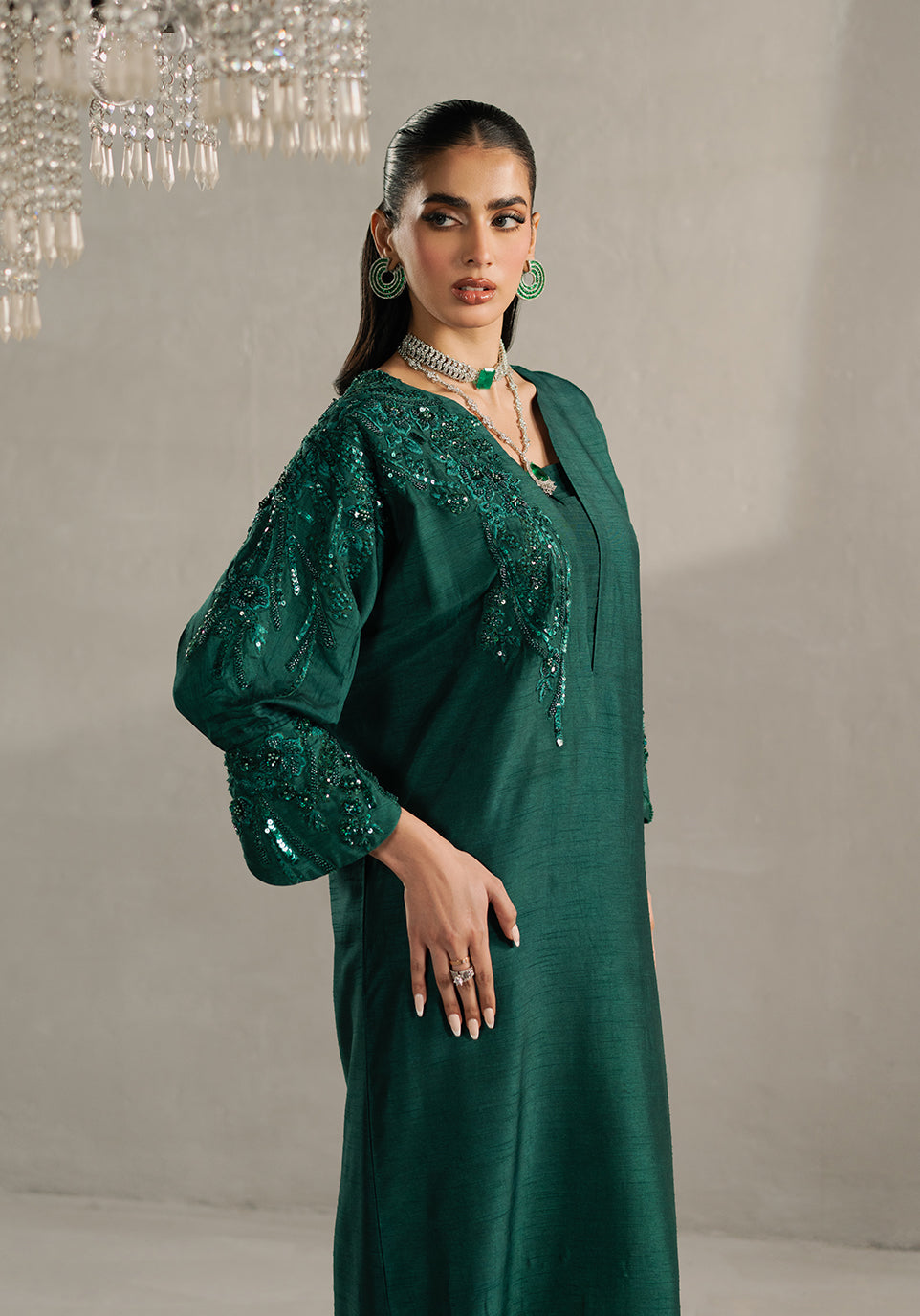 Zarqash | Silk Edit | ZQS 009 IZEL -  Zarqash Ladies Clothes - Original Designer Dress - House of Maryam