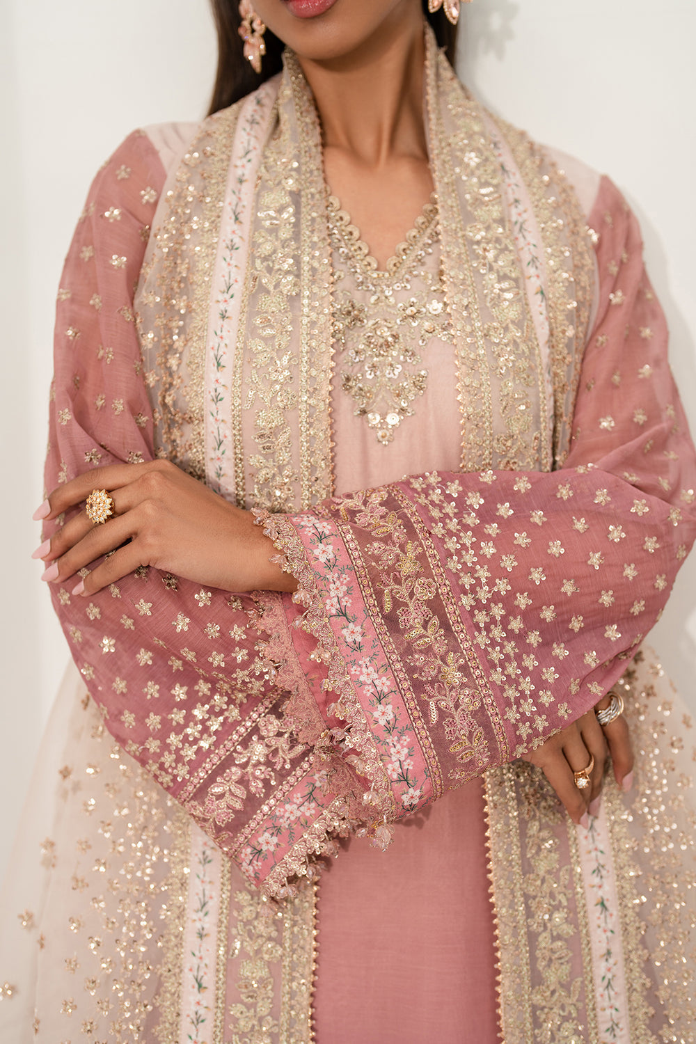 Baroque | Formals Collection | EMBROIDERED CHIFFON UF-4135, image 3