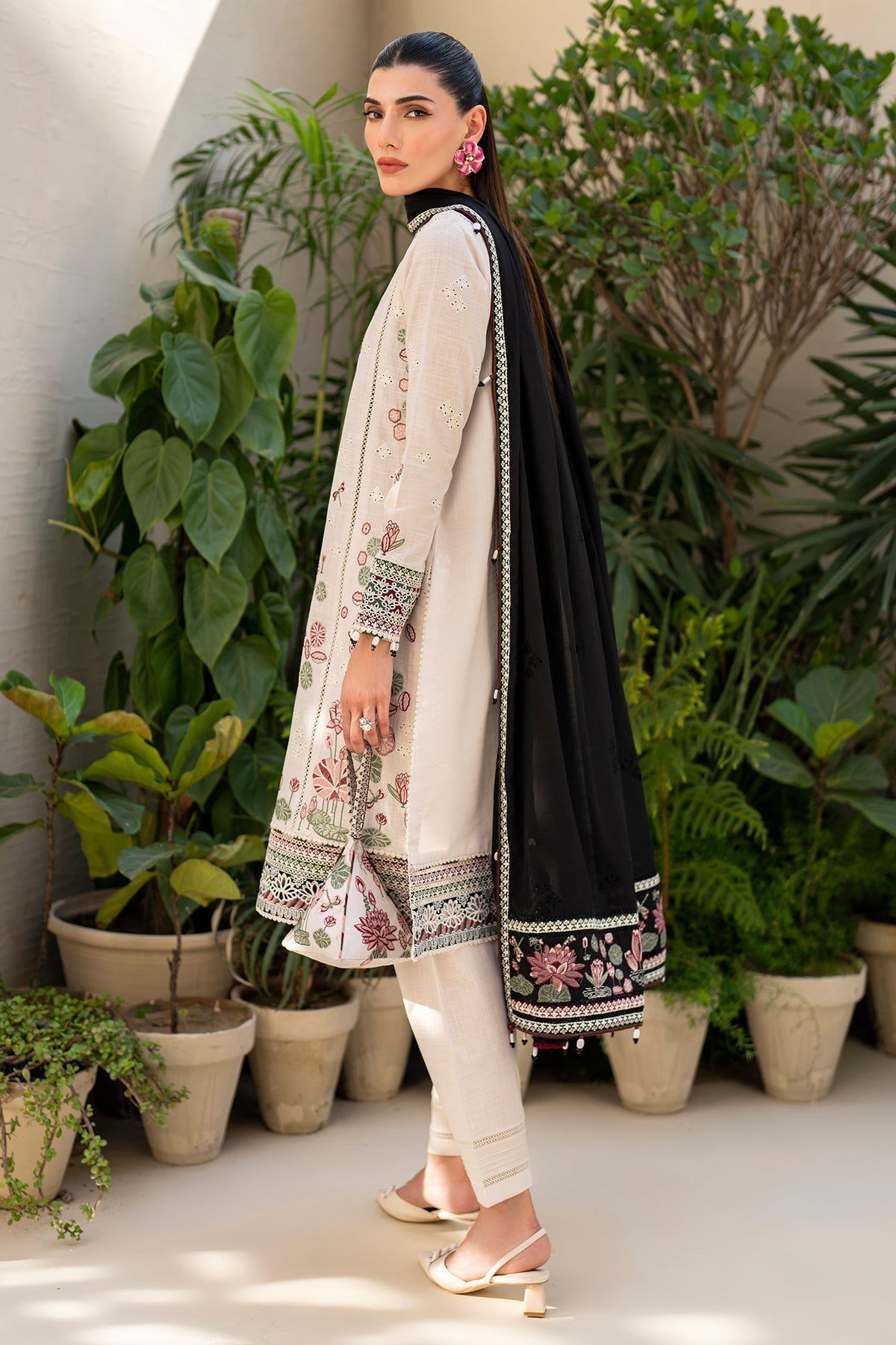 Jazmin | Irish Lawn SS 24 | D8 -  Jazmin Luxury - Original Designer Dress - House of Maryam