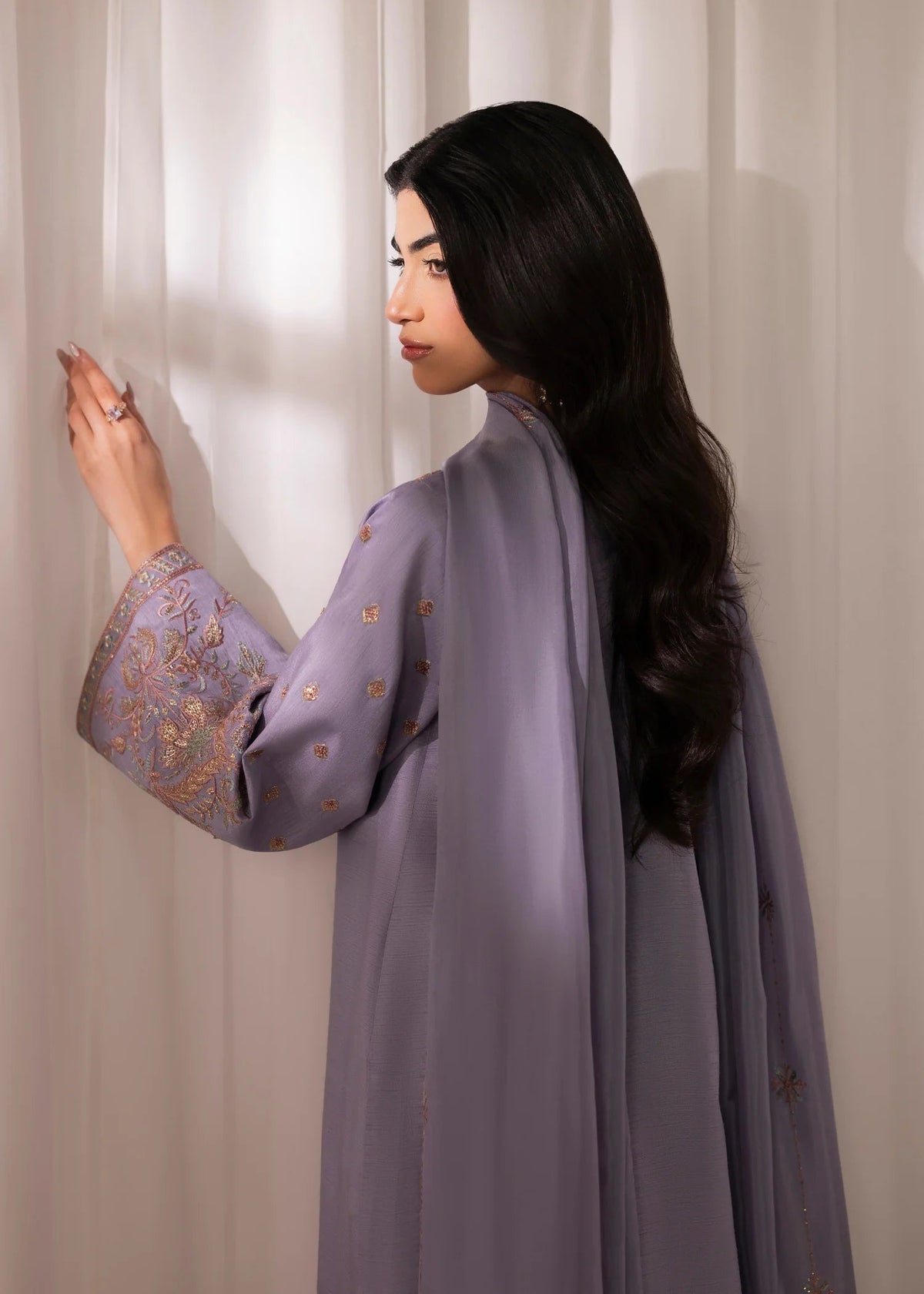 Jamnii | Silk Atelier Pret 26 | LAVENDER MIST, image 3