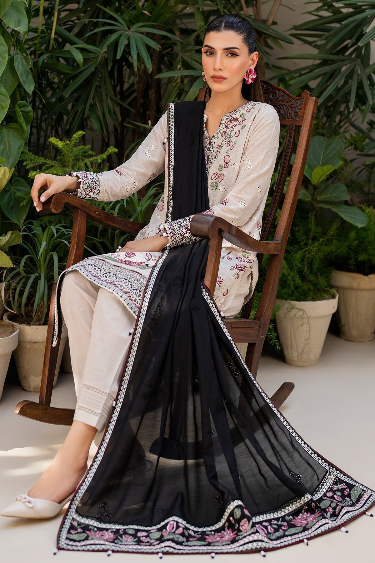 Jazmin | Irish Lawn SS 24 | D8 -  Jazmin Luxury - Original Designer Dress - House of Maryam