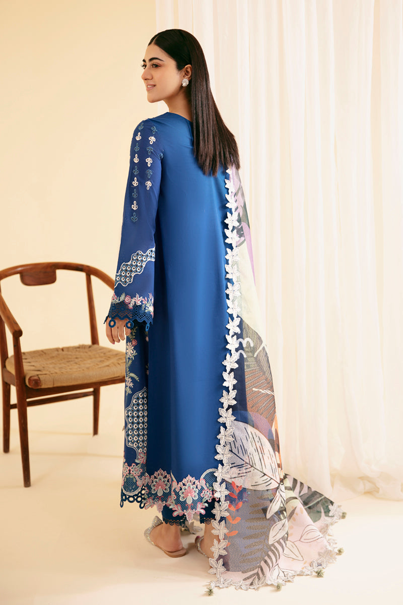 Qalamkar | Qlinekari Luxury Lawn | SQ-08 ZEL