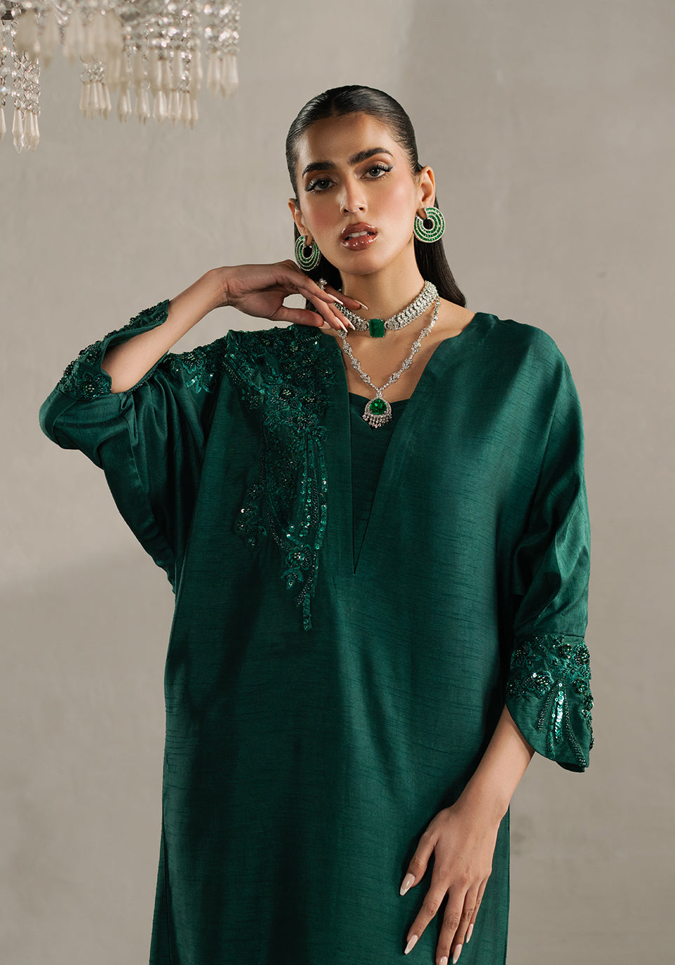 Zarqash | Silk Edit | ZQS 009 IZEL -  Zarqash Ladies Clothes - Original Designer Dress - House of Maryam