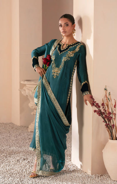 Ajr Couture | Symphony Luxe Festive 25 | Jade -  AJR Couture Ladies Clothes - Original Designer Dress - House of Maryam