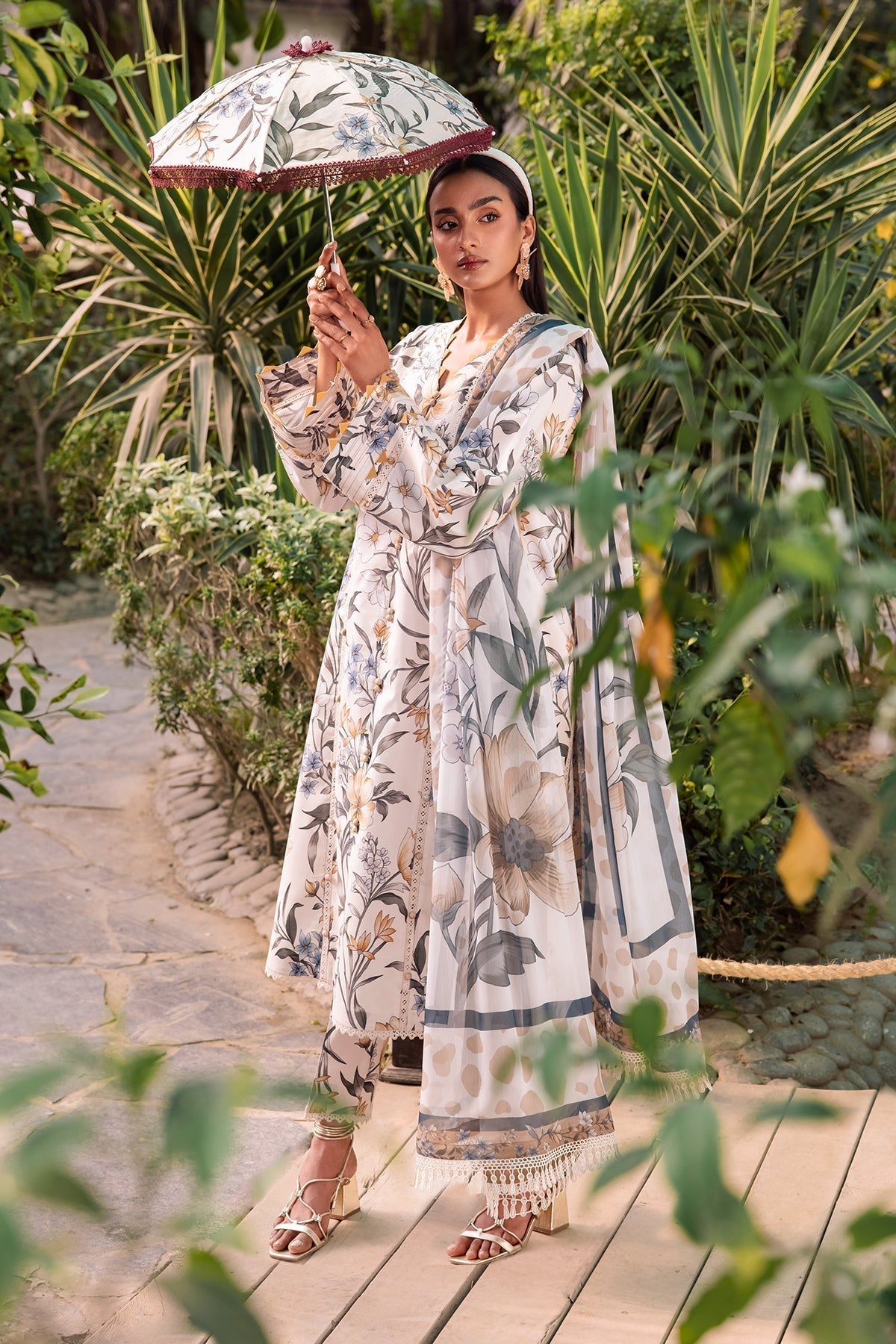 Alizeh | Sheen Lawn Prints 24 | GARDENIA