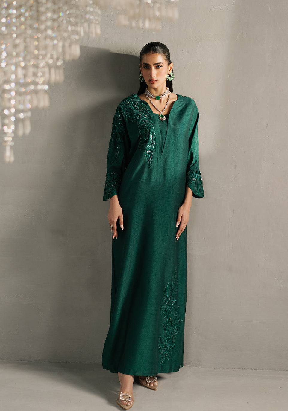 Zarqash | Silk Edit | ZQS 009 IZEL -  Zarqash Ladies Clothes - Original Designer Dress - House of Maryam