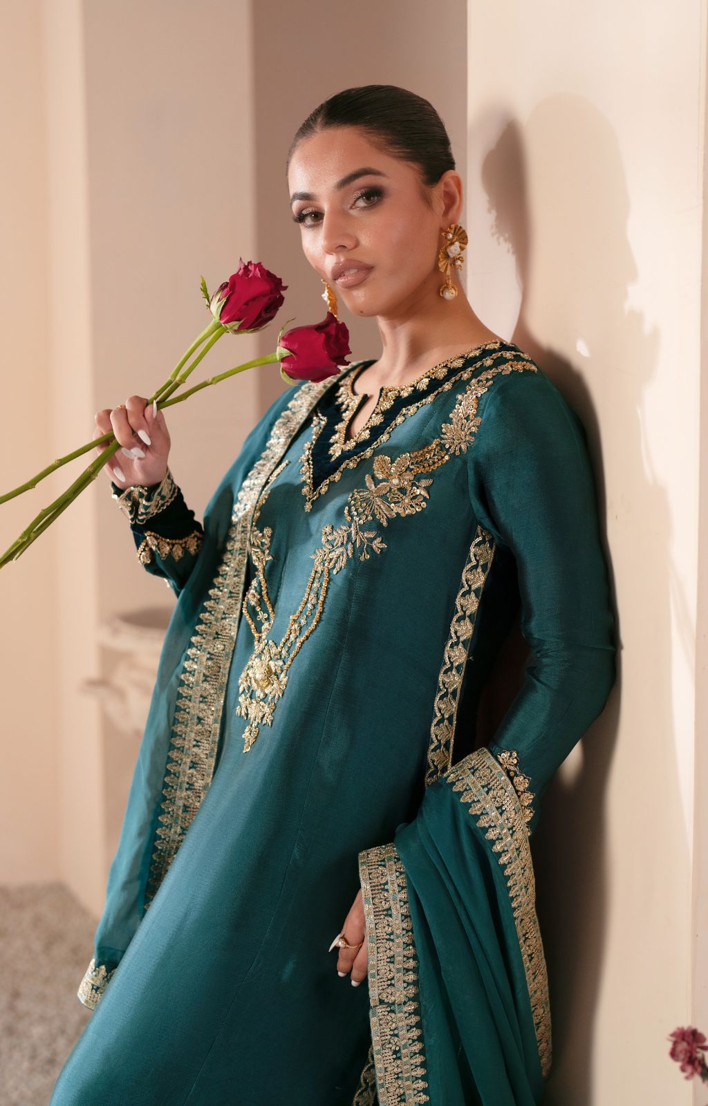 Ajr Couture | Symphony Luxe Festive 25 | Jade -  AJR Couture Ladies Clothes -  House of Maryam