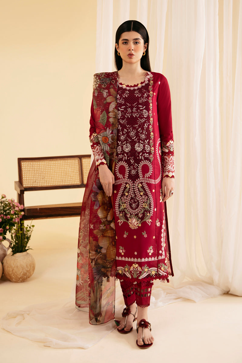 Qalamkar | Qlinekari Luxury Lawn | SQ-04 LARMINA by Designer Qalamkar - House of Maryam - Pakistani Designer Ethnic Wear in {{ shop.shopifyCountryName }}