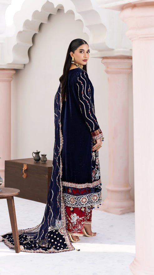 Zebtan | Andaz e Makhmal | ZAM-11 -  Zebtan Ladies Clothes - Original Designer Dress - House of Maryam