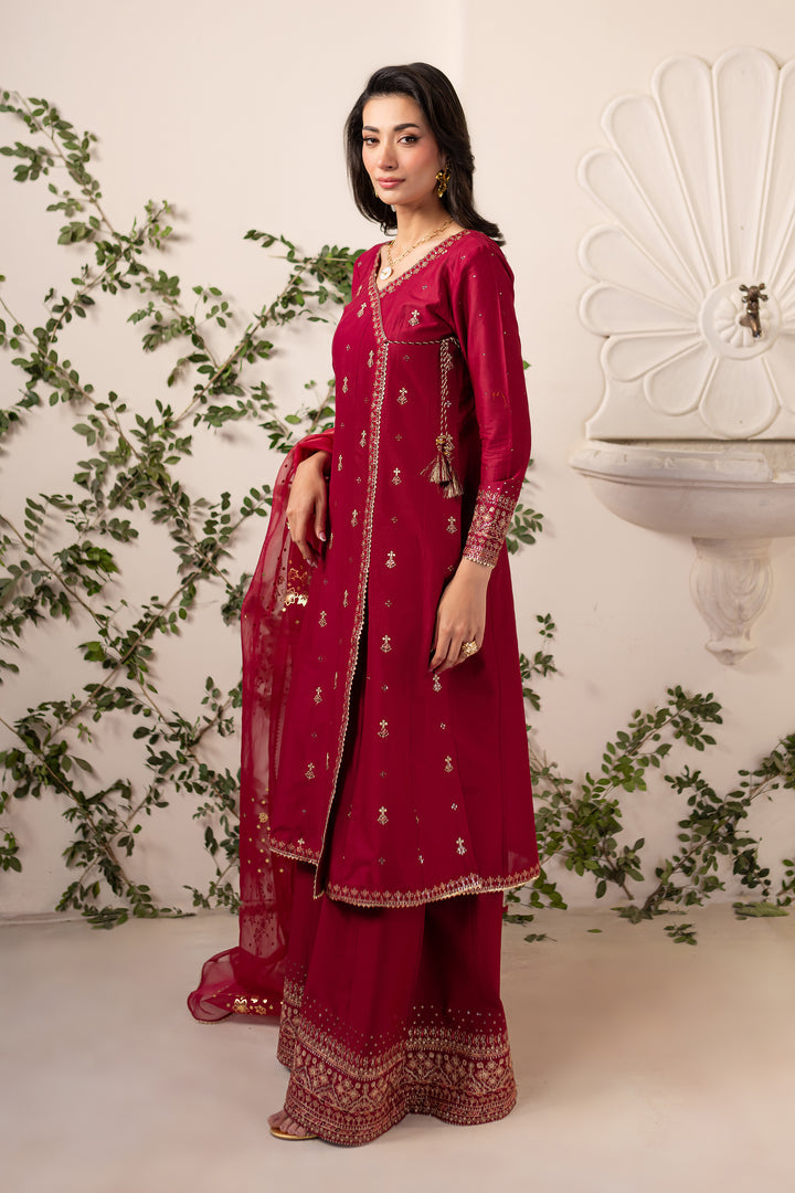 Batik | Zaynur Luxe Pret Edit | Gold Tibetan -  Batik Ladies Clothes - Original Designer Dress - House of Maryam