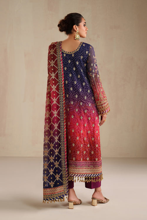 Baroque | Formals Collection | EMBROIDERED CHIFFON UF-4369-2