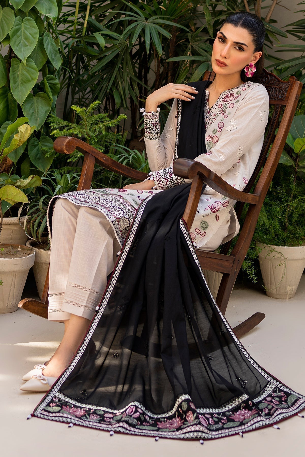 Jazmin | Irish Lawn SS 24 | D8 -  Jazmin Luxury - Original Designer Dress - House of Maryam